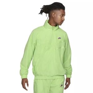 Nike Men's Sportswear 1/2-Zip Heritage Hooded Windrunner Jacket